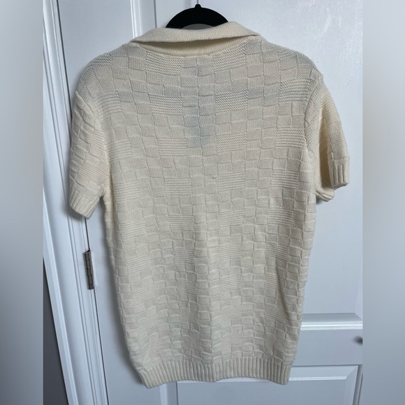 Men’s Knitted Sweater Shirt - Picture 4 of 7